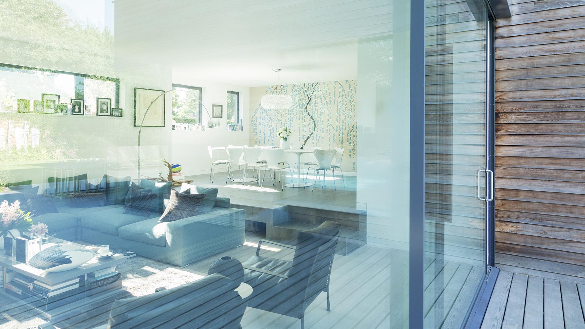 Modern arkitektur med naturligt ljus