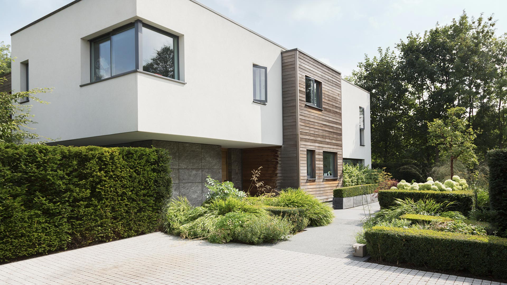 Modern arkitektur med naturligt ljus